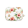 Hibiscus & Butterfly AirPod Case — Floral Protective Earbuds Cover