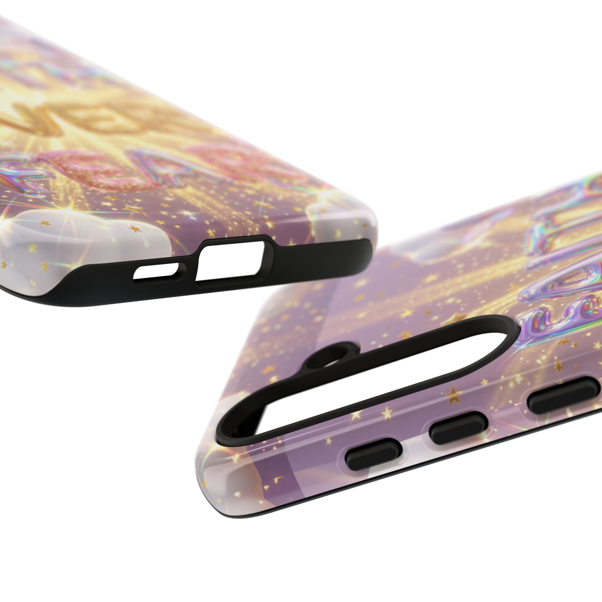 Faith Over Fear Glitter Phone Case — Inspirational Protective iPhone Cover