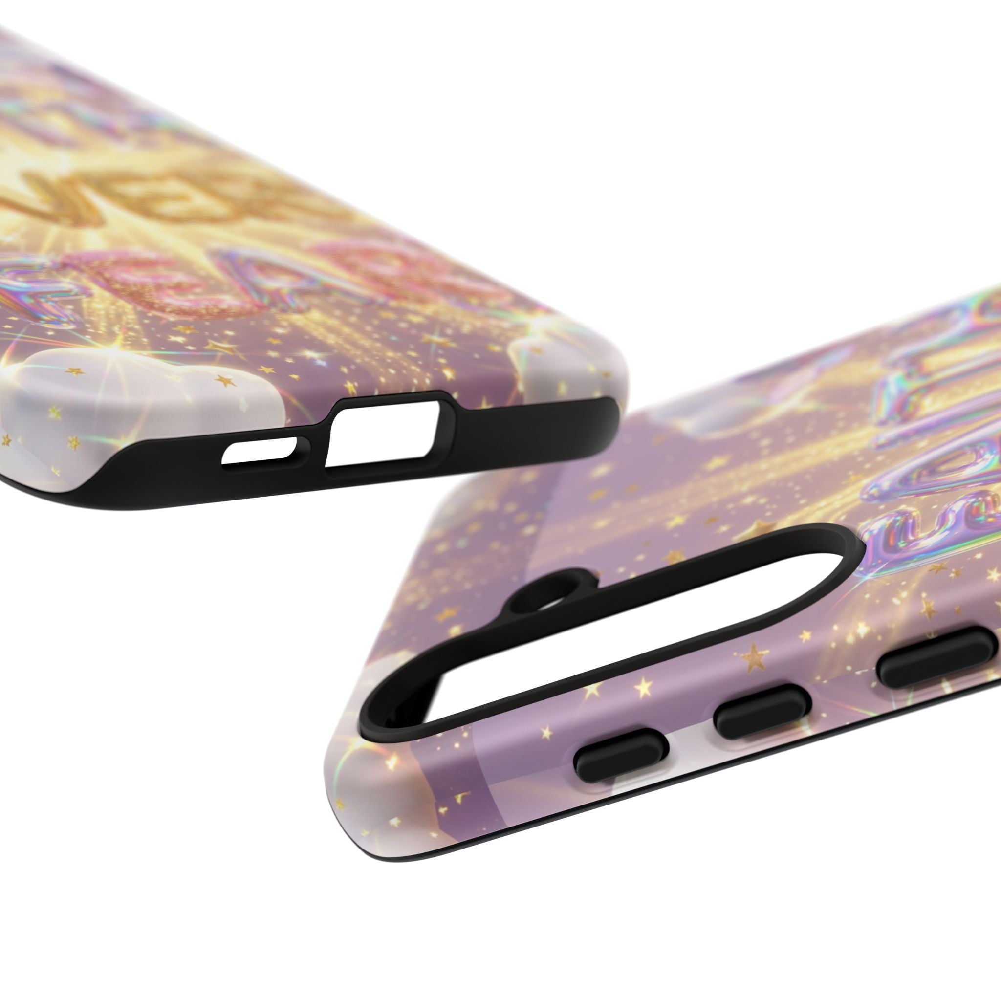 Faith Over Fear Glitter Phone Case — Inspirational Protective iPhone Cover