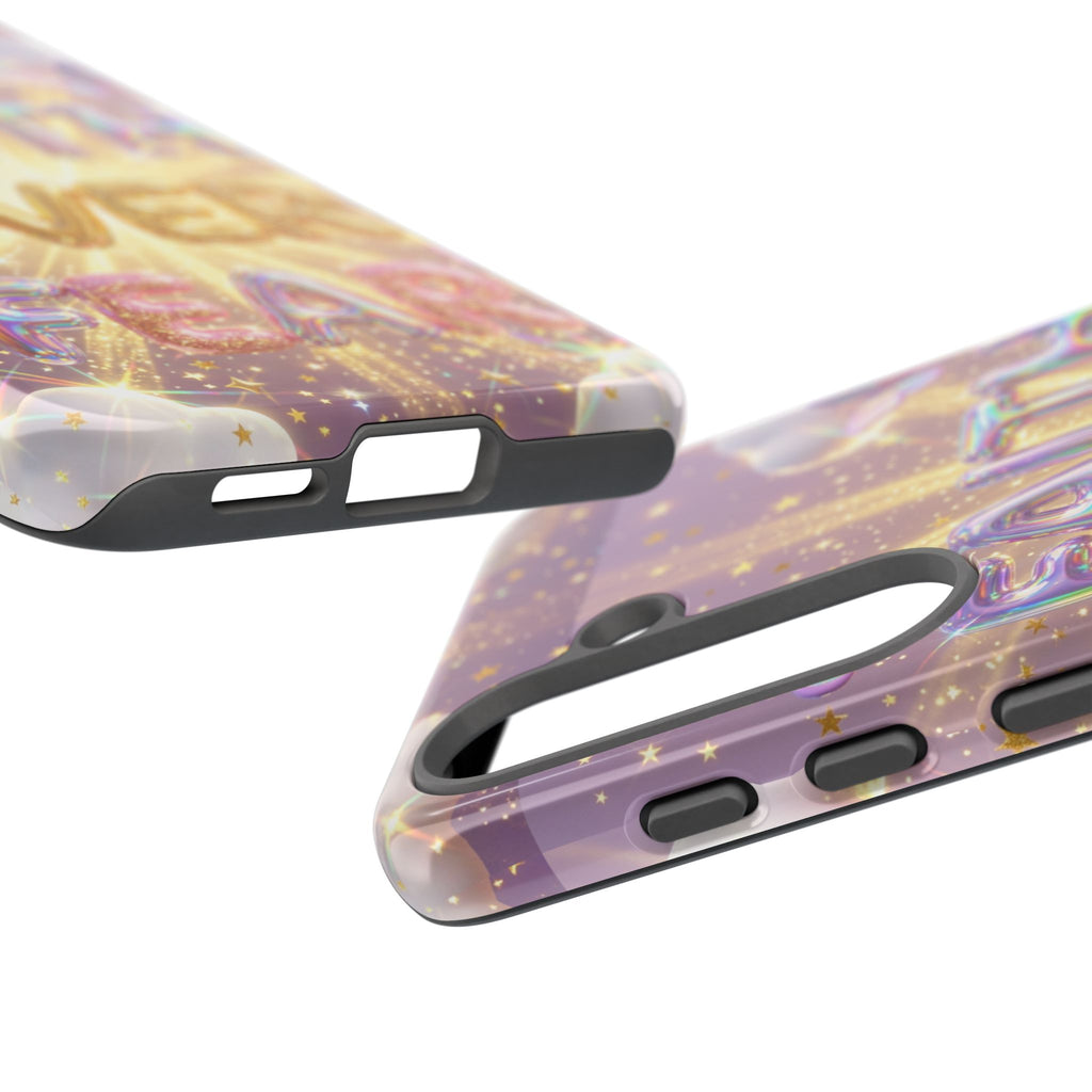 Faith Over Fear Glitter Phone Case — Inspirational Protective iPhone Cover