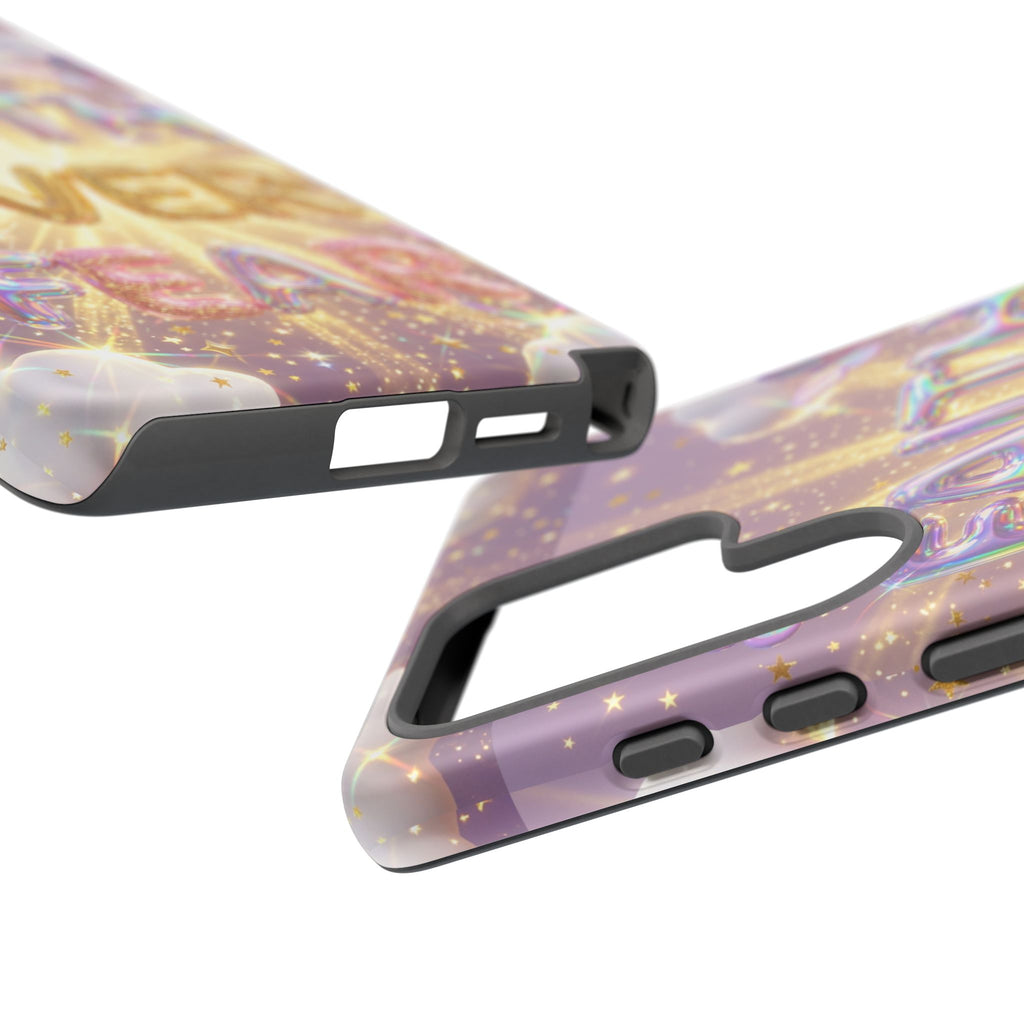 Faith Over Fear Glitter Phone Case — Inspirational Protective iPhone Cover
