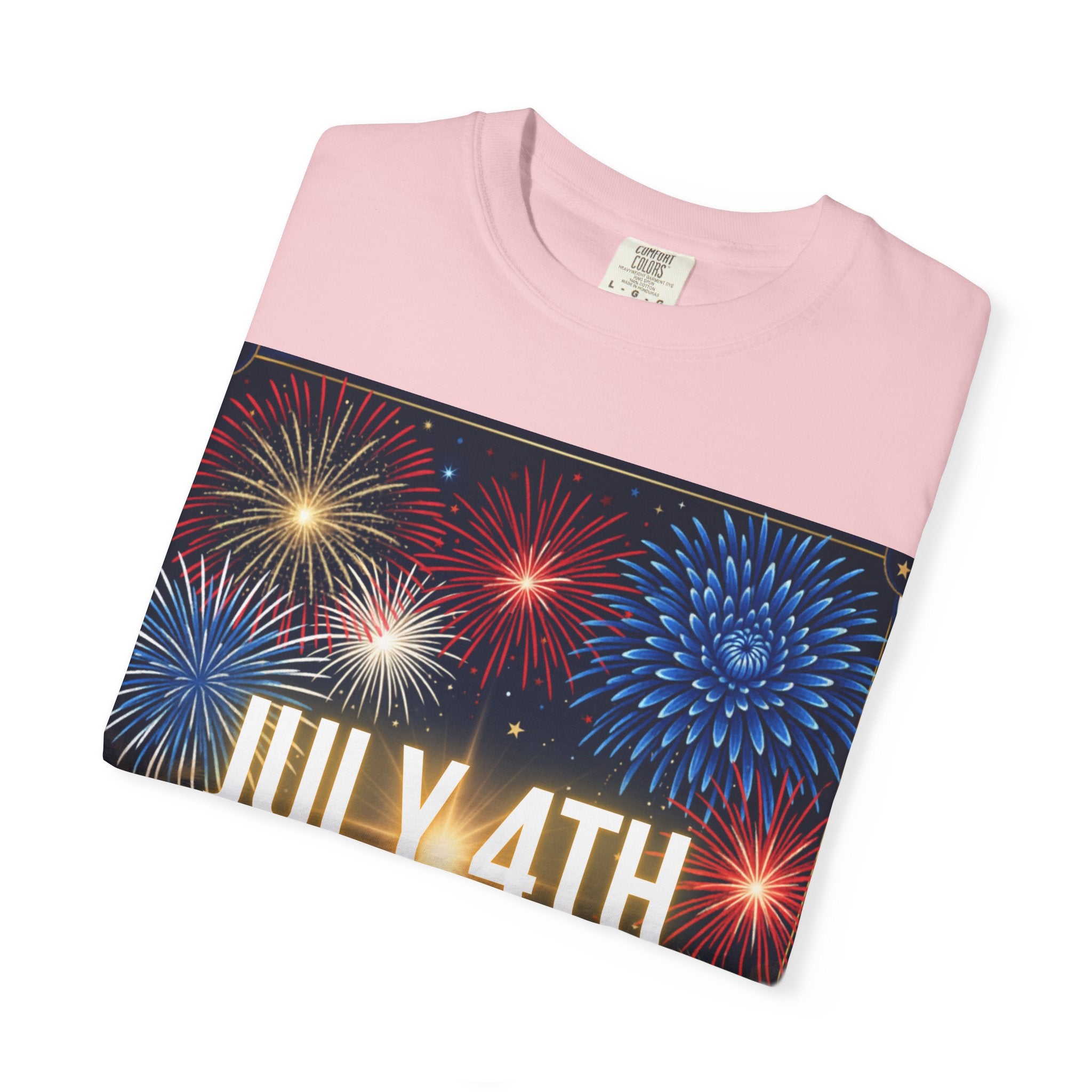 July 4th Fireworks Happy Independence Day T-Shirt | Patriotic Fourth of July Tee