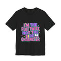 Plot Twist Not Side Character Tee | Gen Z sassy, coquette typography