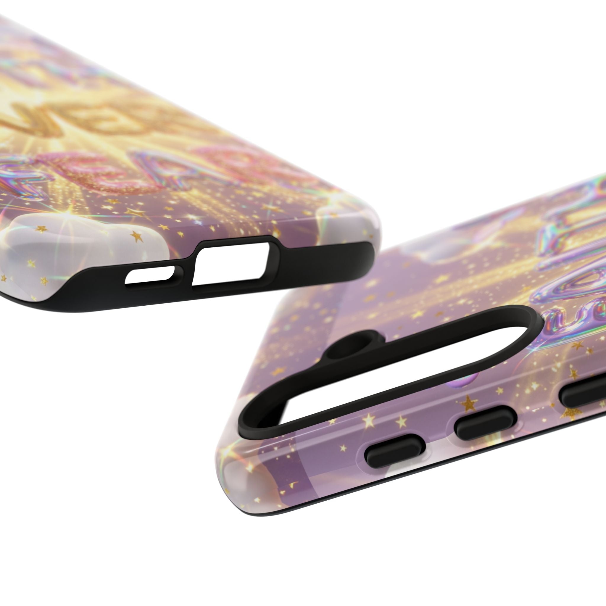 Faith Over Fear Glitter Phone Case — Inspirational Protective iPhone Cover