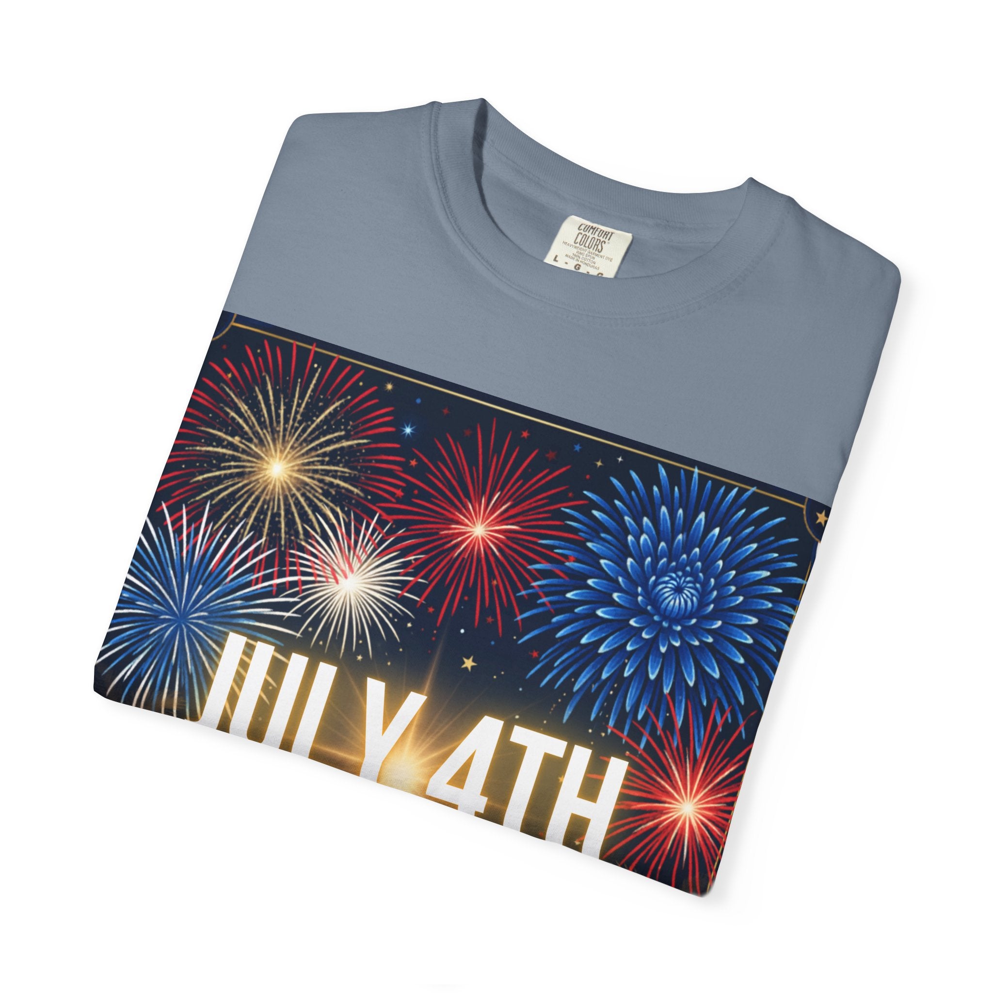 July 4th Fireworks Happy Independence Day T-Shirt | Patriotic Fourth of July Tee