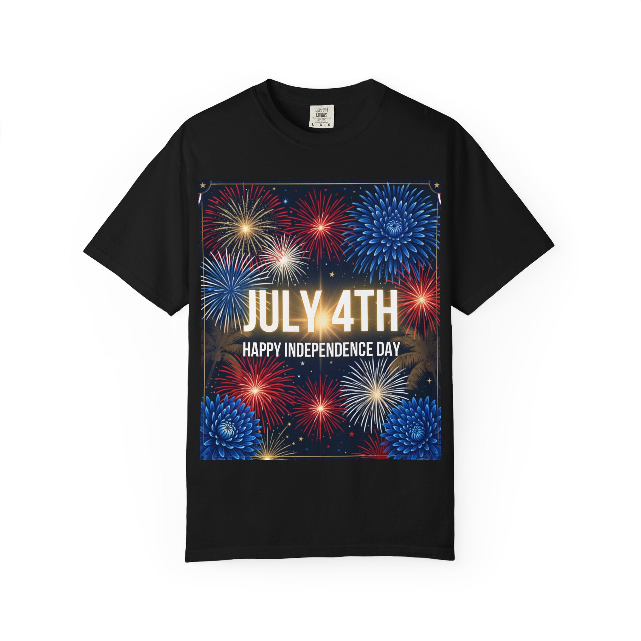 July 4th Fireworks Happy Independence Day T-Shirt | Patriotic Fourth of July Tee