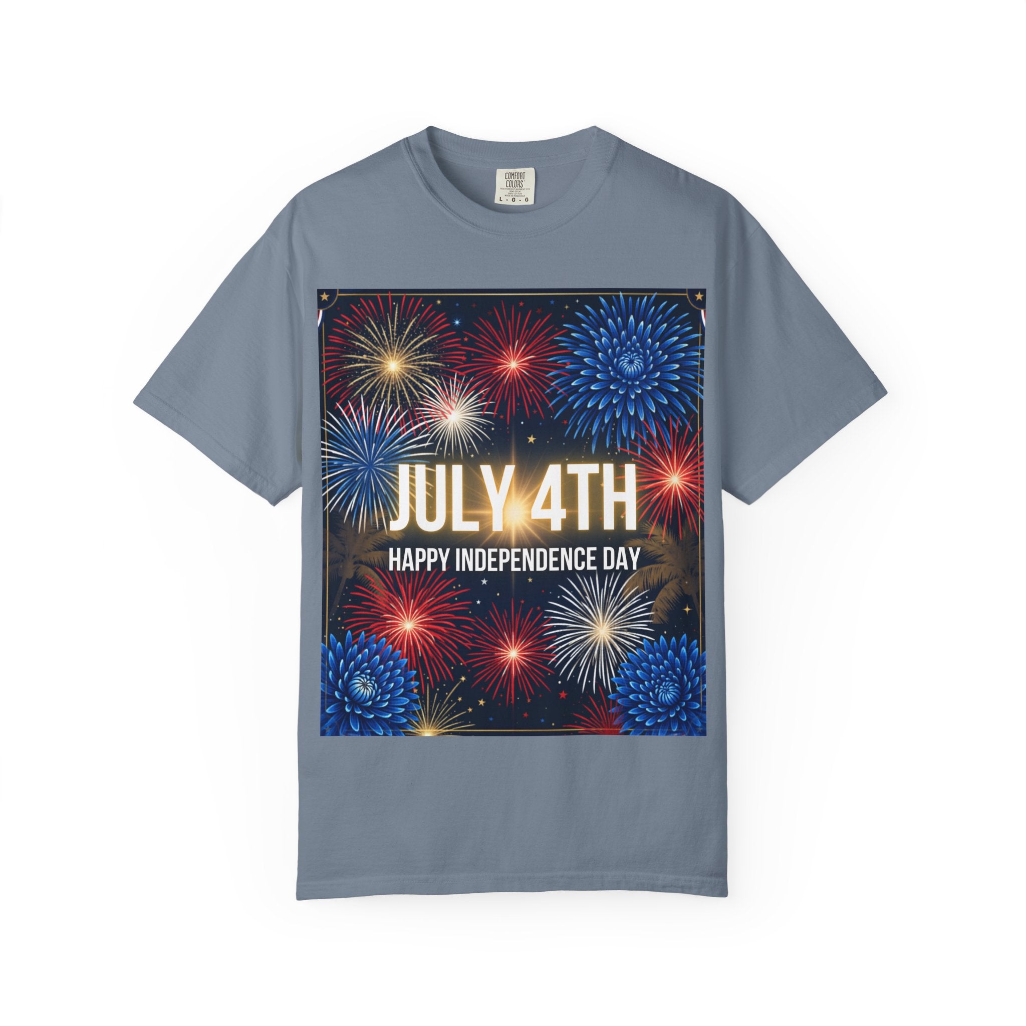 July 4th Fireworks Happy Independence Day T-Shirt | Patriotic Fourth of July Tee