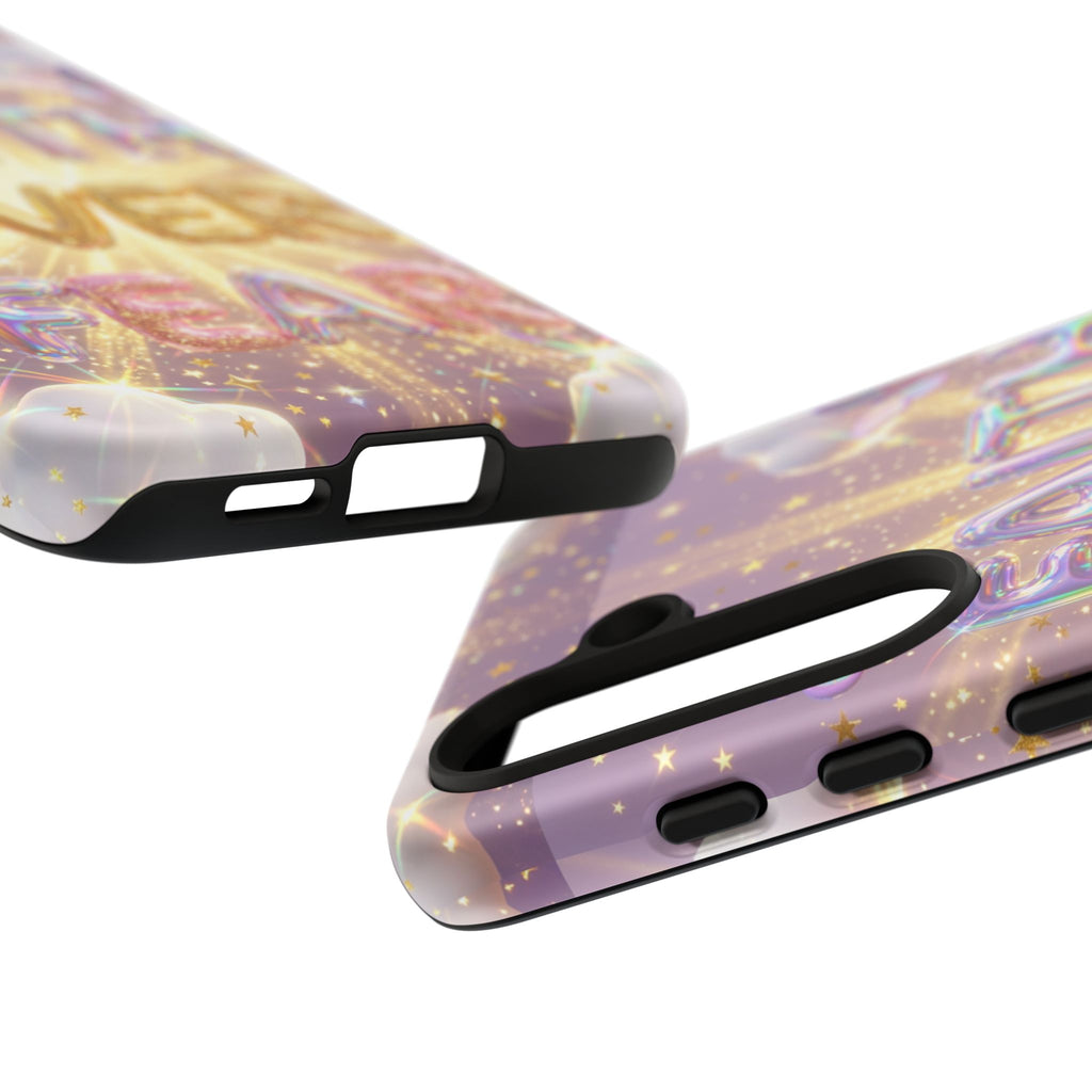 Faith Over Fear Glitter Phone Case — Inspirational Protective iPhone Cover