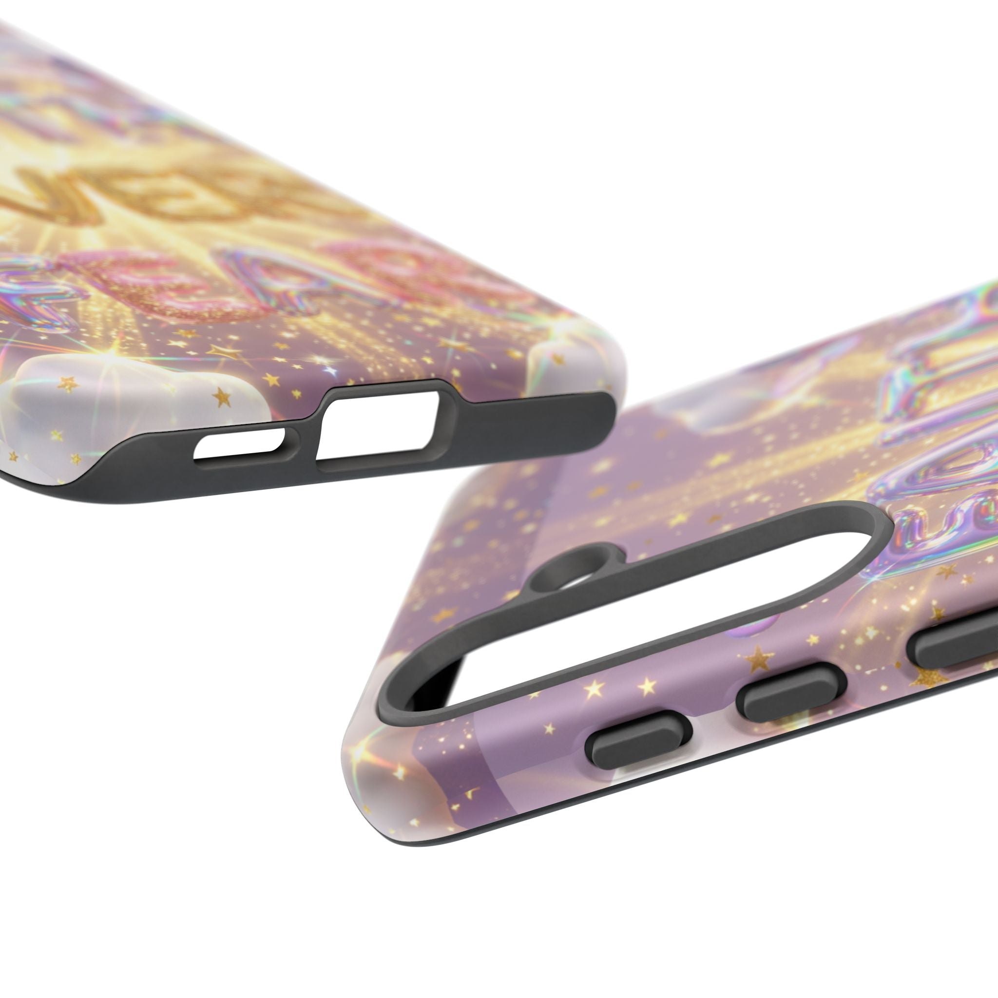 Faith Over Fear Glitter Phone Case — Inspirational Protective iPhone Cover