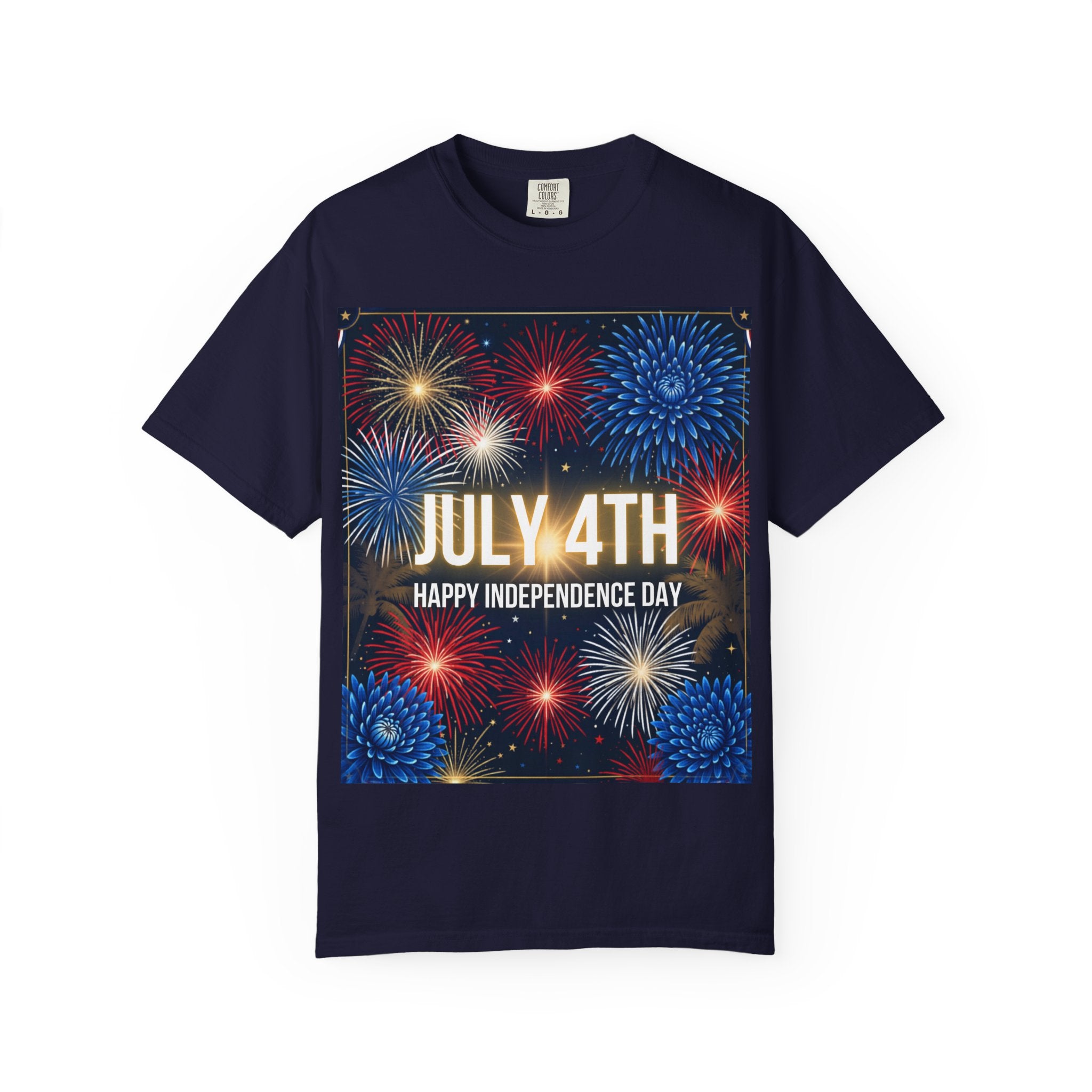 July 4th Fireworks Happy Independence Day T-Shirt | Patriotic Fourth of July Tee