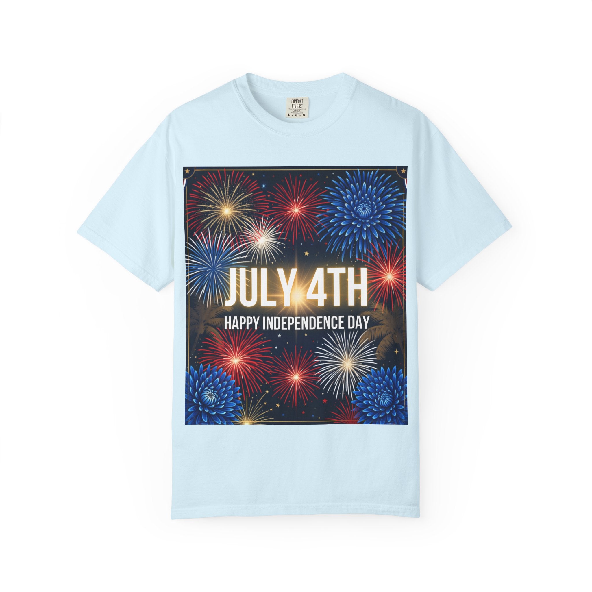 July 4th Fireworks Happy Independence Day T-Shirt | Patriotic Fourth of July Tee