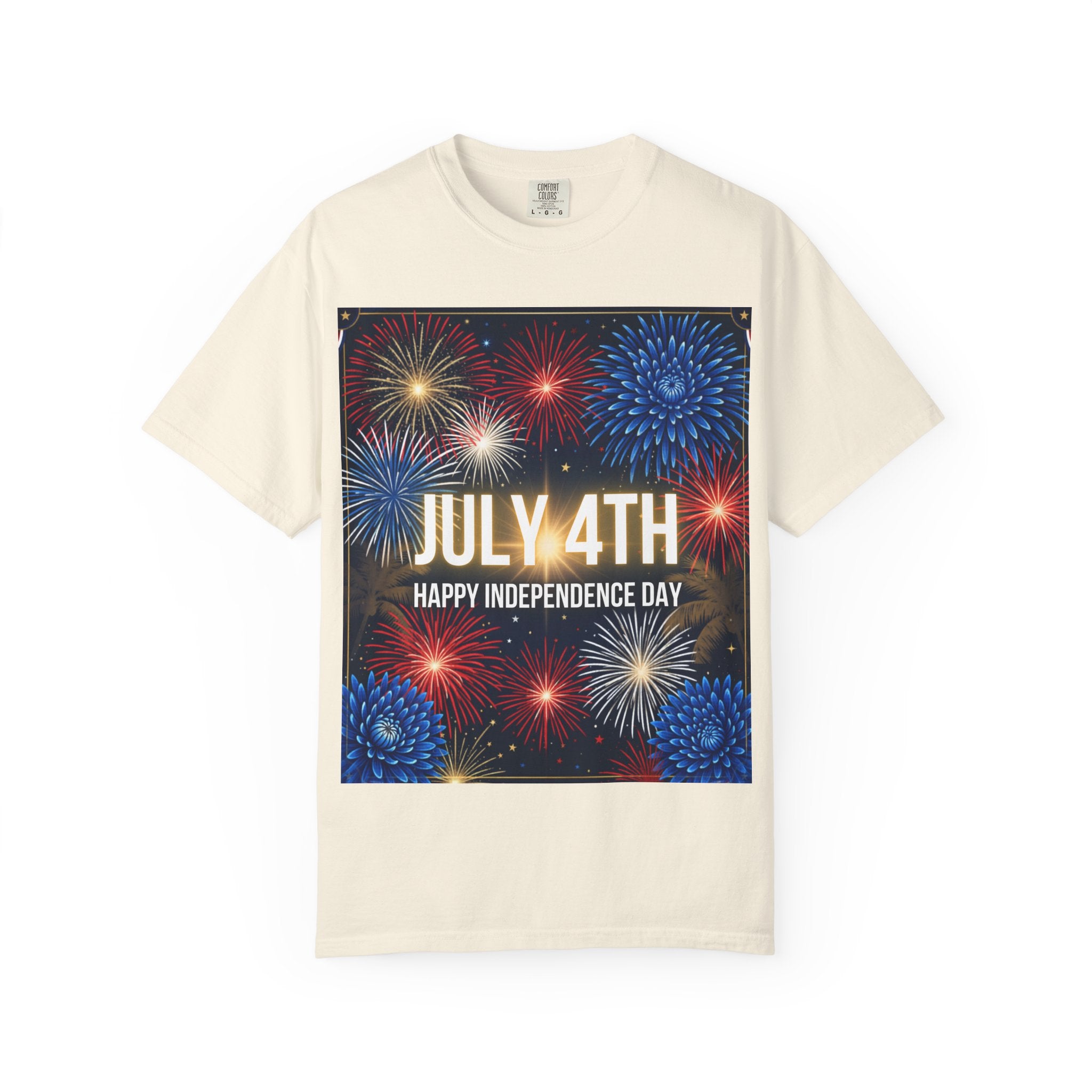 July 4th Fireworks Happy Independence Day T-Shirt | Patriotic Fourth of July Tee