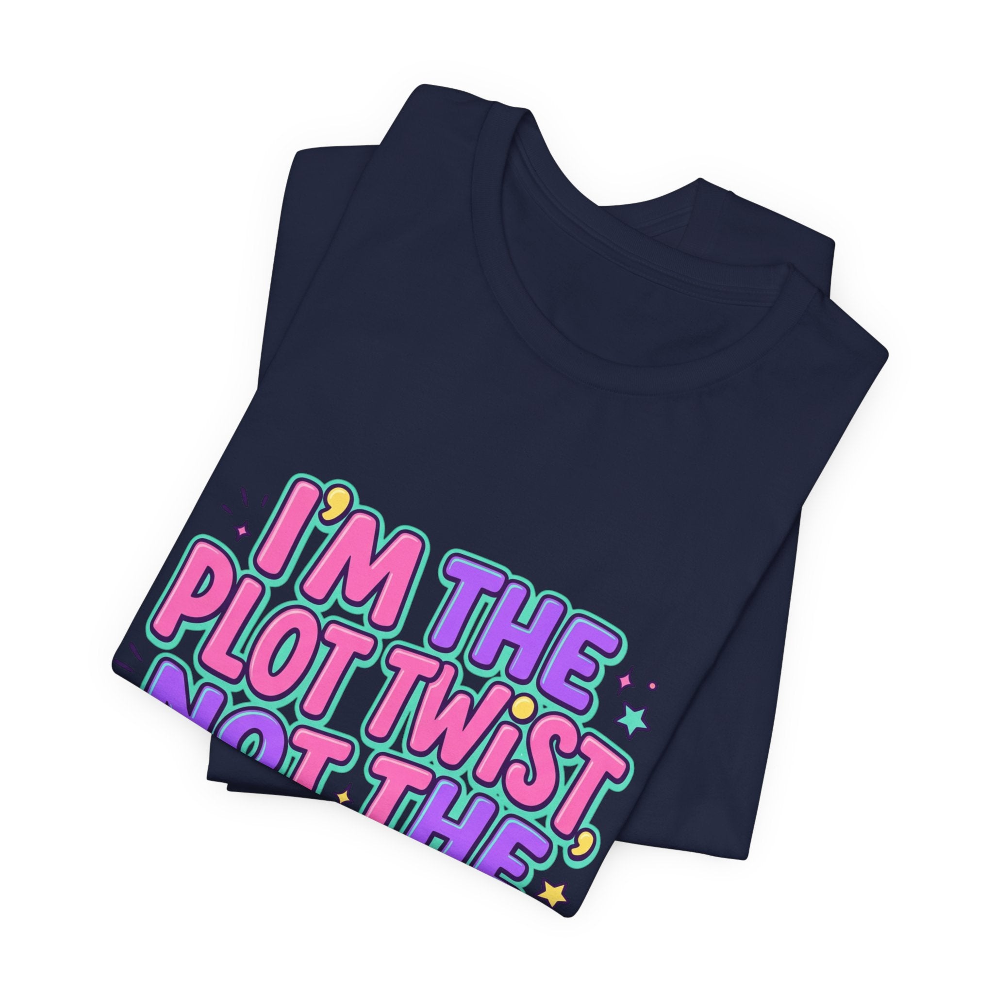 Plot Twist Not Side Character Tee | Gen Z sassy, coquette typography